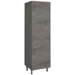 Geschirrschrank 60/216,6/58 cm in Schieferfarben