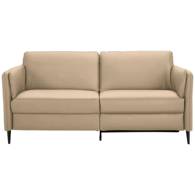 3-Sitzer-Sofa Latina in Echtleder Beige