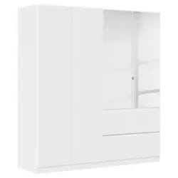 Dreht&uuml;renschrank in Wei&szlig;