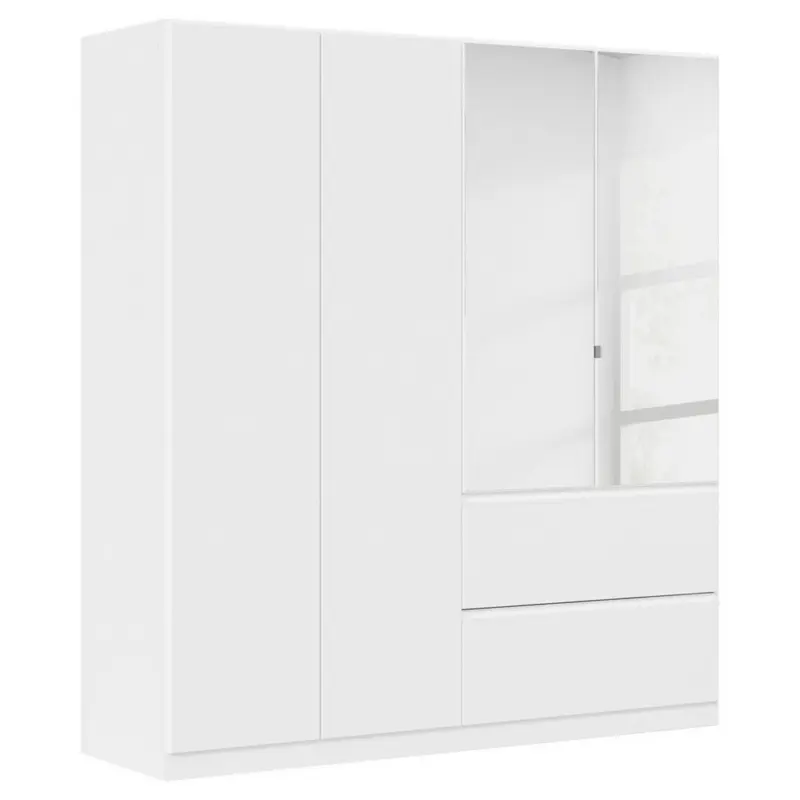 Dreht&uuml;renschrank in Wei&szlig;