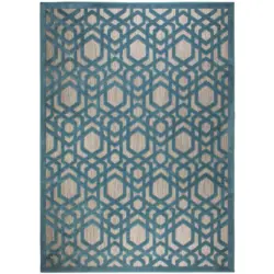 Outdoorteppich 80/150 cm Piatto Blau