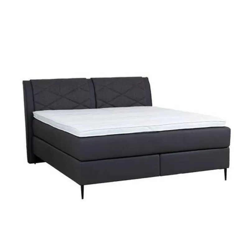 Boxspringbett 180/200 cm in Anthrazit