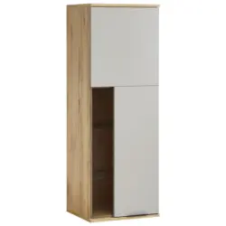 H&auml;ngeelement Grau, Eichefarben 45/129/40 cm