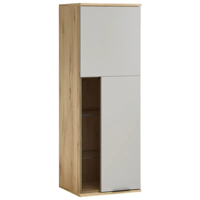 H&auml;ngeelement Grau, Eichefarben 45/129/40 cm