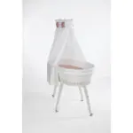 XXXLutz Lauterach - Ihr M&ouml;belhaus bei Bregenz Stubenwagen-Komplettset Babybett Lounge Wei&szlig;, Punkte