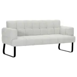 Sitzbank in Textil Beige