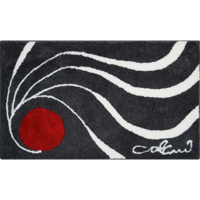 Badteppich Anthrazit 70/120 cm