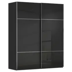 Schwebet&uuml;renschrank in Schwarz