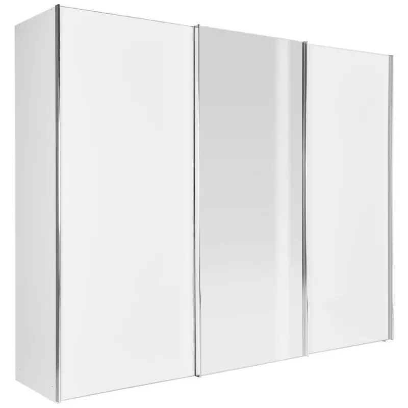 Schwebet&uuml;renschrank in Wei&szlig;