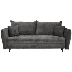 Schlafsofa in Chenille Grau