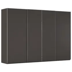 Schwebet&uuml;renschrank in Graphitfarben