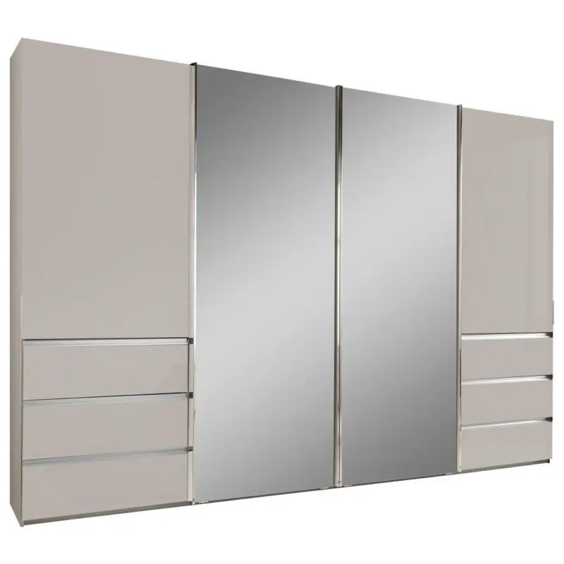 Schwebet&uuml;renschrank in Champagner