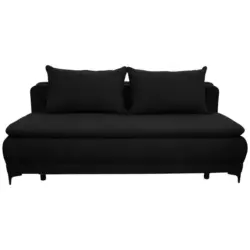 Schlafsofa Moliss in Flachgewebe Anthrazit