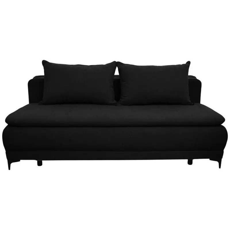 Schlafsofa Moliss in Flachgewebe Anthrazit