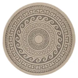 Outdoorteppich 80/80 cm Comilla Schwarz