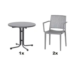 Gartengarnitur 3-teilig