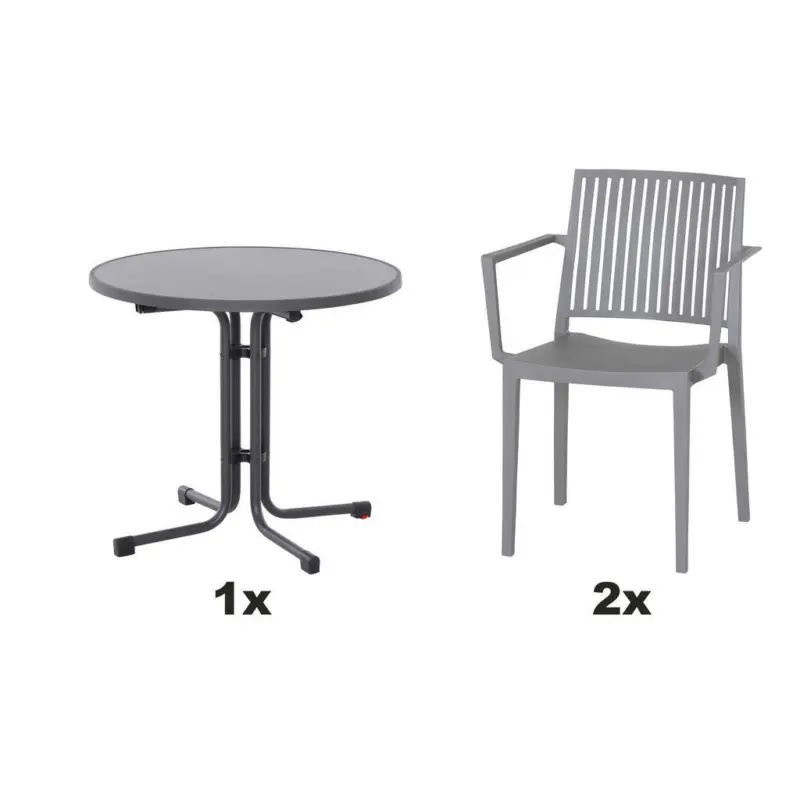 Gartengarnitur 3-teilig