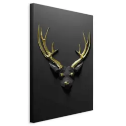 Leinwandbild Abstraktes, Tiere 40/60/1,2 cm