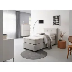 Boxspringbett 90/200 cm in Grau