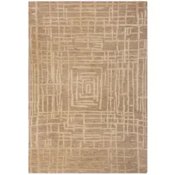 Webteppich 120/170 cm Beige
