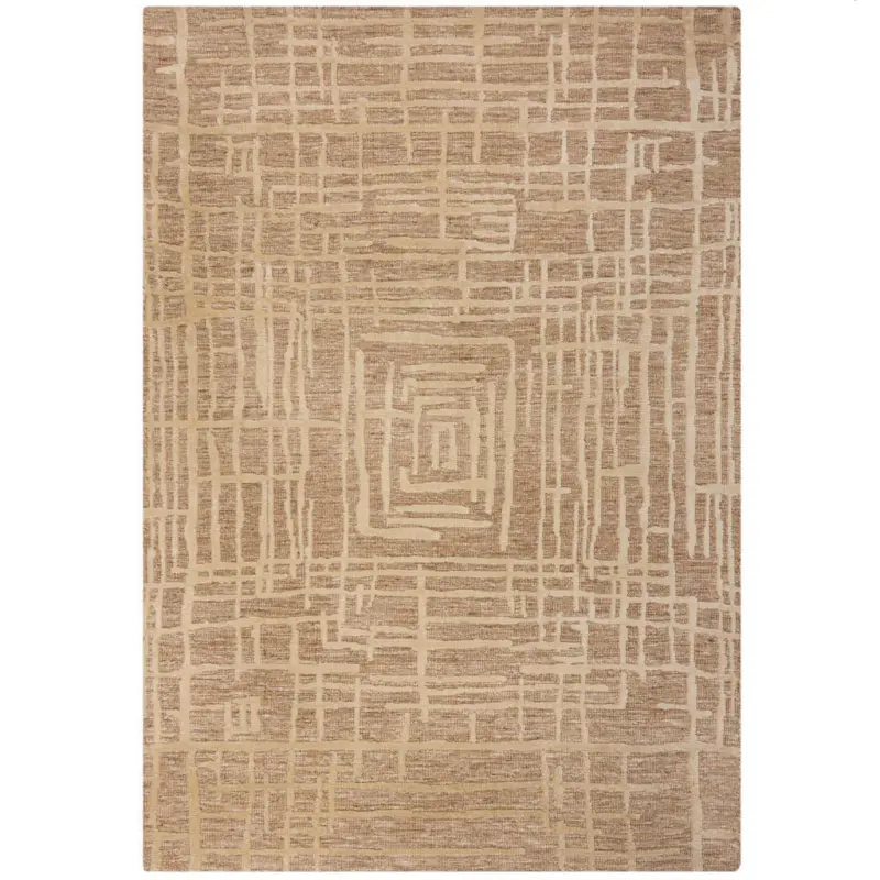 Webteppich 120/170 cm Beige
