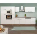 XXXLutz Lauterach - Ihr M&ouml;belhaus bei Bregenz K&uuml;chenblock 370 cm in Wei&szlig;, Eichefarben