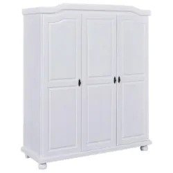 Dreht&uuml;renschrank in Wei&szlig;