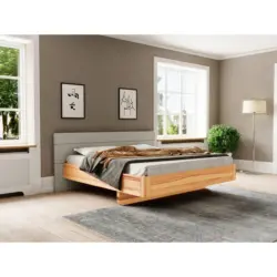 Bett 160/200 cm in Naturfarben