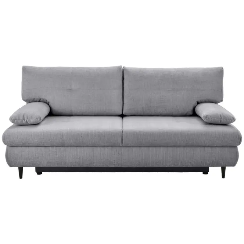 Schlafsofa in Chenille Dunkelgrau