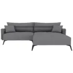 XXXLutz Lauterach - Ihr M&ouml;belhaus bei Bregenz Ecksofa in Cord Grau 253/180 cm