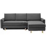 XXXLutz Lauterach - Ihr M&ouml;belhaus bei Bregenz Ecksofa in Chenille Dunkelgrau 237/155/170 cm