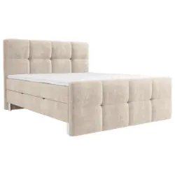 Boxbett 180/200 cm in Beige