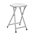 XXXLutz Lauterach - Ihr M&ouml;belhaus bei Bregenz Klapphocker in Textil Wei&szlig;, Alufarben