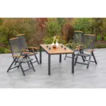 XXXLutz Lauterach - Ihr M&ouml;belhaus bei Bregenz Gartenklappsessel in Holz, Metall Schwarz, Akaziefarben