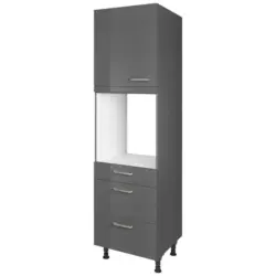 Ger&auml;teumbauschrank 60/216,6/58 cm in Schieferfarben