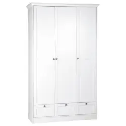 Dreht&uuml;renschrank in Wei&szlig;