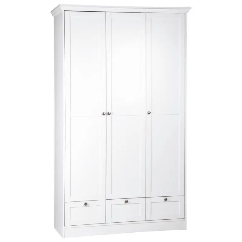 Dreht&uuml;renschrank in Wei&szlig;