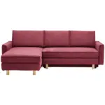 XXXLutz Lauterach - Ihr M&ouml;belhaus bei Bregenz Ecksofa in Chenille Bordeaux 170/237 cm