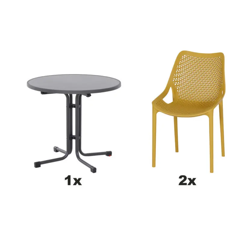 Gartengarnitur 3-teilig