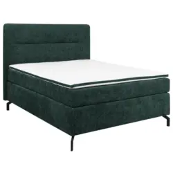 Boxspringbett 140/200 cm in Dunkelgr&uuml;n