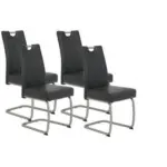 XXXLutz Lauterach - Ihr M&ouml;belhaus bei Bregenz Schwingstuhl-Set 4 St&uuml;ck mit Griff Mikrofaser