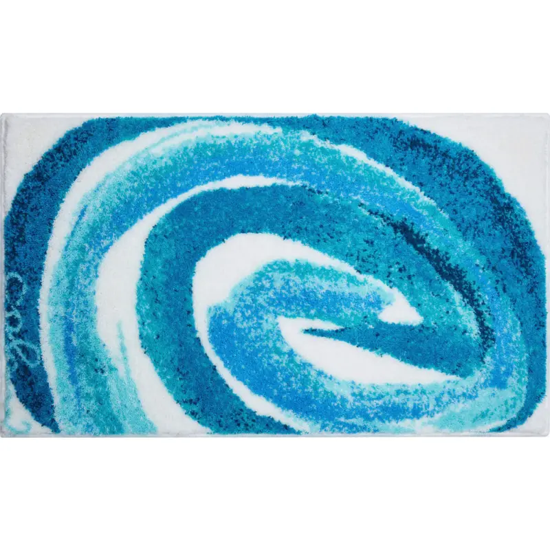 Badteppich T&uuml;rkis 70/120 cm