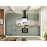 XXXLutz Lauterach - Ihr M&ouml;belhaus bei Bregenz K&uuml;chenblock 310 cm in Wildeiche, Schilfgr&uuml;n