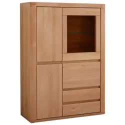 Highboard Kernbuche 99/140/38 cm
