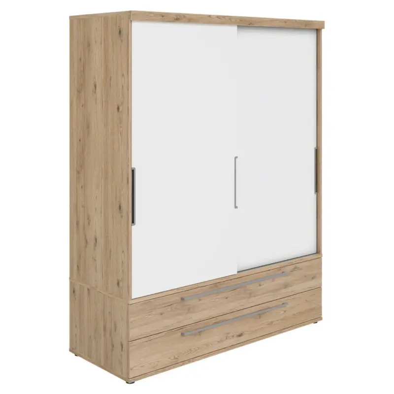 Schiebet&uuml;renschrank 164,1/206,9/63,9 cm 2-t&uuml;rig