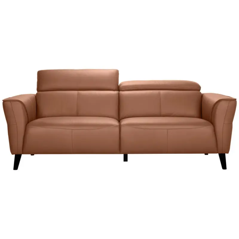 3-Sitzer-Sofa in Echtleder Cognac