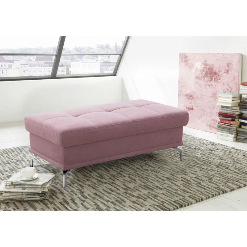 Hocker in Textil Flieder