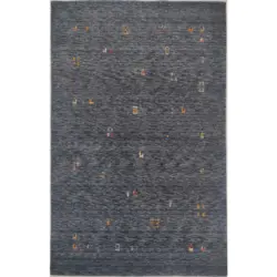 Orientteppich 80/200 cm Edition Alkatif Nomad Anthrazit