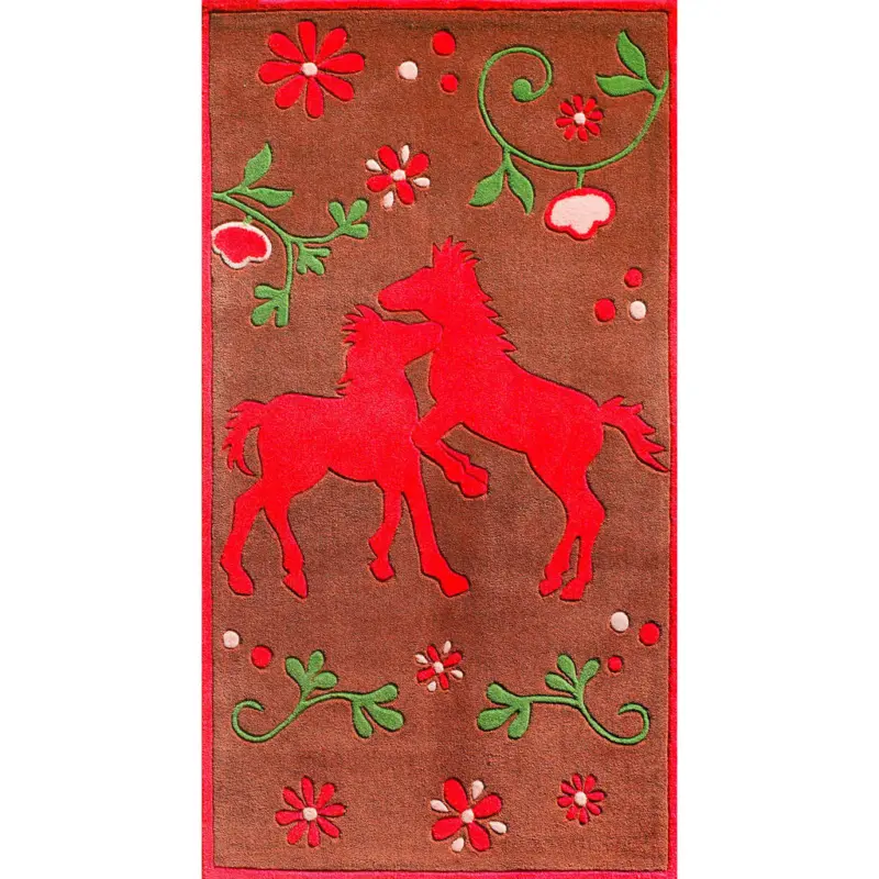 Kinderteppich 150/220 cm Pferdefreunde