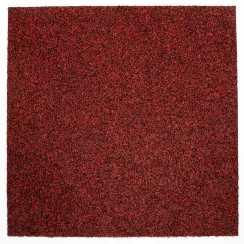Teppichfliese 50/50 cm in Rot